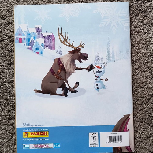 Panini album Frozen Olaf Adventure new with stickers