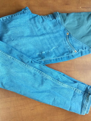 Maternity denim jeans used, blue, size S