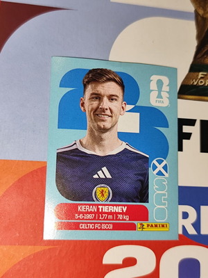 Kieran Tierney World Cup 2026 Panini sticker