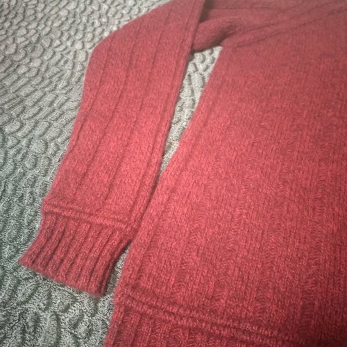 Diesel wool long-sleeve sweater like new, red, size S
