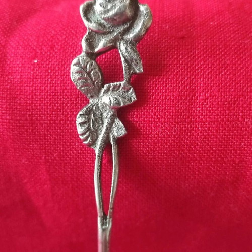 Silver 800 Dessert Spoon and Fork Vintage Set like new