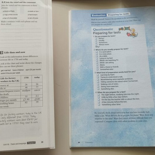 Cambridge English Worldwide 3 Student's Book and Workbook like new