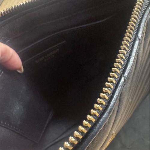 YSL clutch 25cm used, black