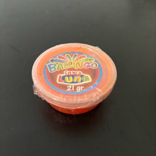Ballingo Fancy Luna orange modeling clay jar new