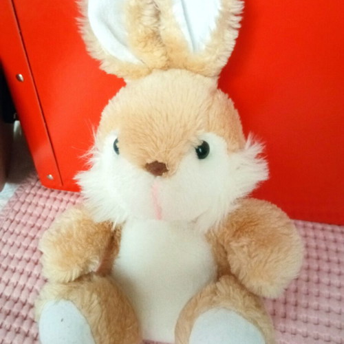 Plush rabbit like new, 30 cm height
