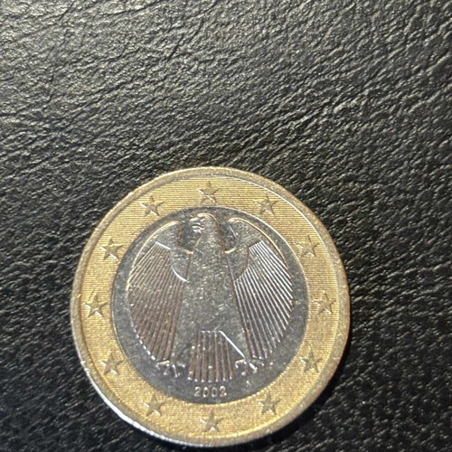 Euro coins used, in good condition, 2002