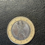 Euro coins used, in good condition, 2002