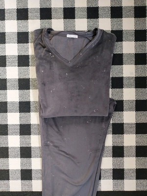 Velvet pajama set Oysho like new