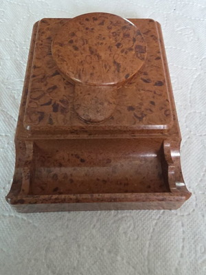 Bakelite inkwell Art Deco like new from 1930s England