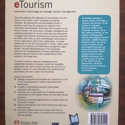 eTourism Dimitrios Buhalis used educational book