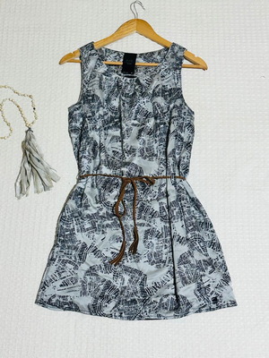 G-Star Raw silk dress, size S, gray