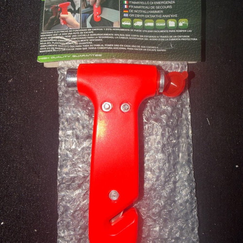 Car Safety Hammer new with seatbelt cutter