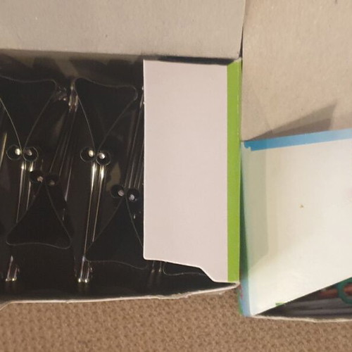 Stationery set new with paper clips foldback clips sticky notes