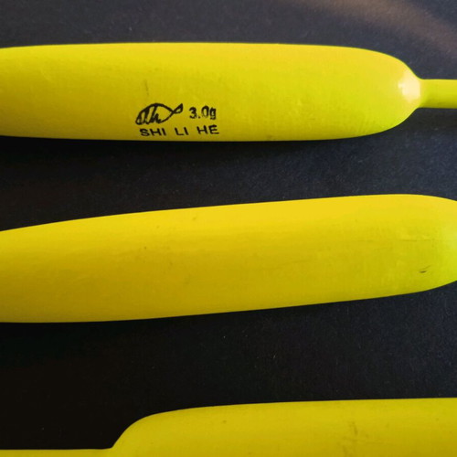Fishing floats new, pack of 10, three grams