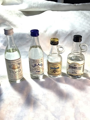 Raki used, set of 6 different miniatures