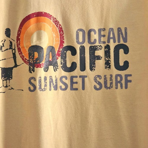 Ocean Pacific sleeveless shirt XL like new, yellow, 100% cotton
