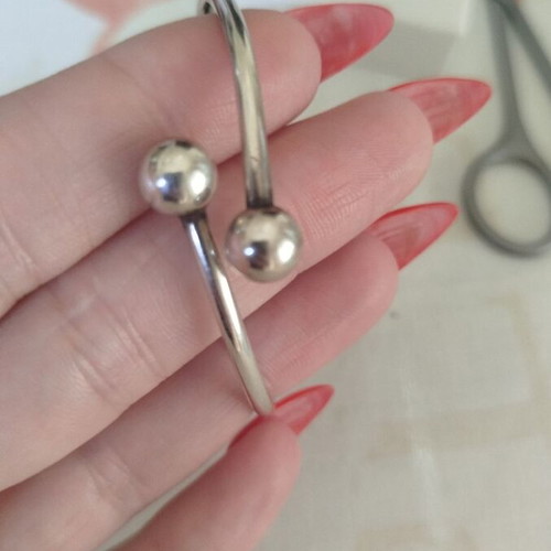 925 silver hinged bracelet