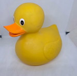 Large rubber duck toy