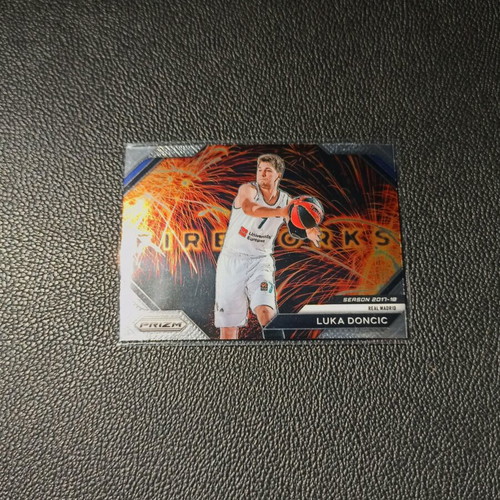 2023-2024 Panini Prizm Euroleague Fireworks Luka Doncic card like new