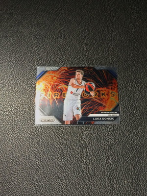 2023-2024 Panini Prizm Euroleague Fireworks Luka Doncic card like new