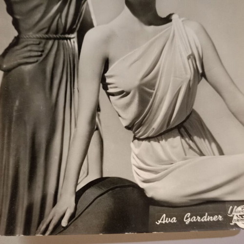 Καρτ ποστάλ Ava Gardner μεταχειρισμένη, ασπρόμαυρη