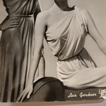 Καρτ ποστάλ Ava Gardner μεταχειρισμένη, ασπρόμαυρη