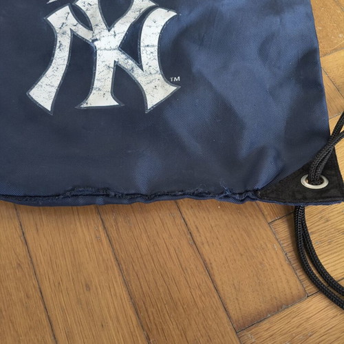 New York Yankees nylon backpack, blue