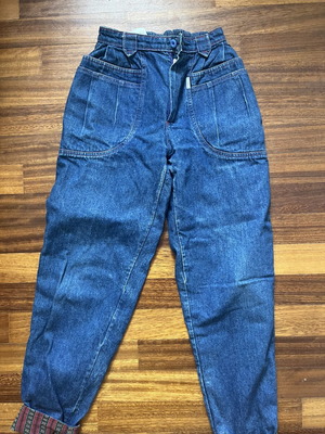 Vintage balloon style jeans like new, blue, size XS