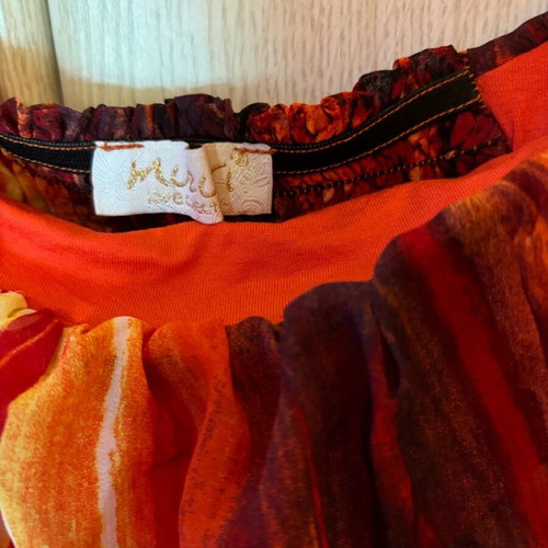 Dress like new, colorful, strapless, size M