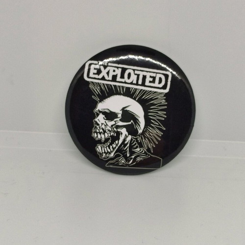Exploited pin new, black and white