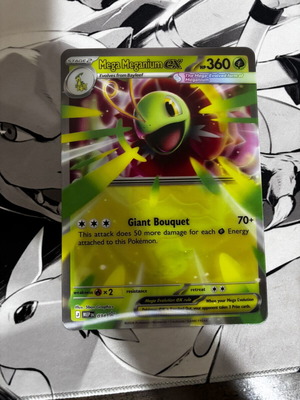 Mega Meganium Promo Jumbo Size card like new