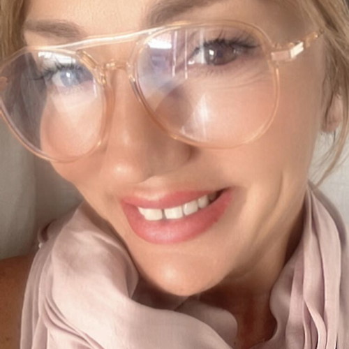 Aviator presbyopia reading glasses, modern transparent unisex