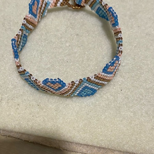 Bracelet with Miyuki beads new for wrist up to 18cm
