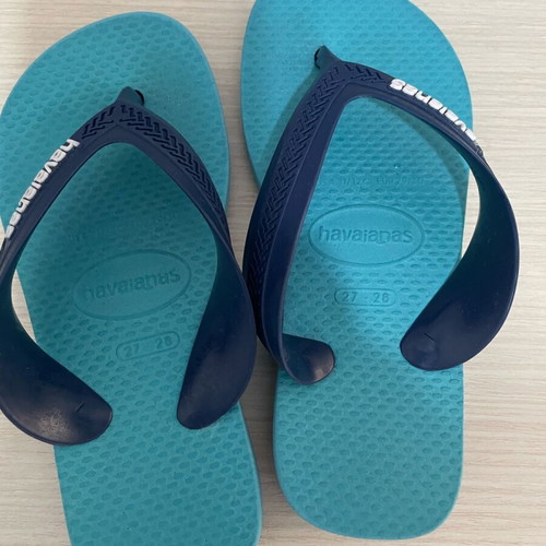 Havaianas παιδικές σαγιονάρες σαν καινούργιο, μέγεθος 27, μπλε