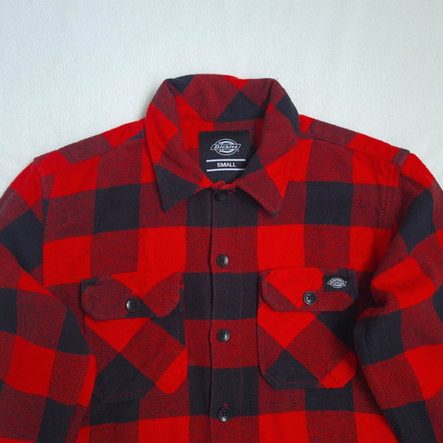 Dickies heavyweight lumberjack shirt, size S, cotton, plaid