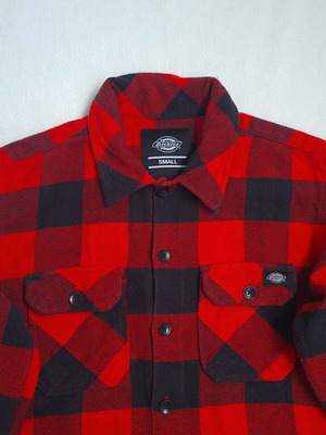 Dickies heavyweight lumberjack shirt, size S, cotton, plaid