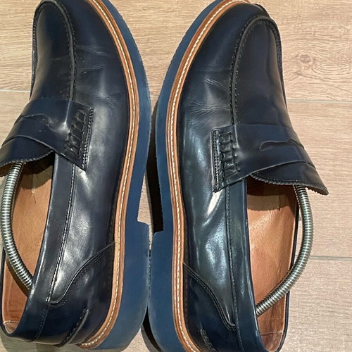 Italian men's moccasins like new, size 44, black
