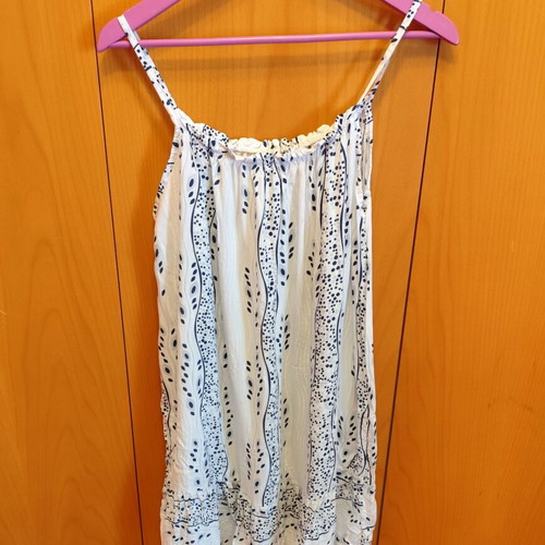 Dress set of two, like new, white and blue, free size