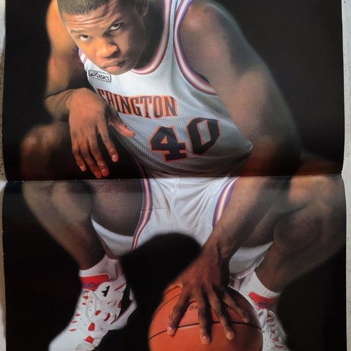 Calbert Cheaney ASICS poster like new