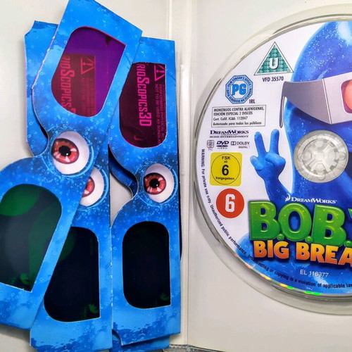 DVD B.O.B.'s Big Break 3D/2D 2009 dubbed new