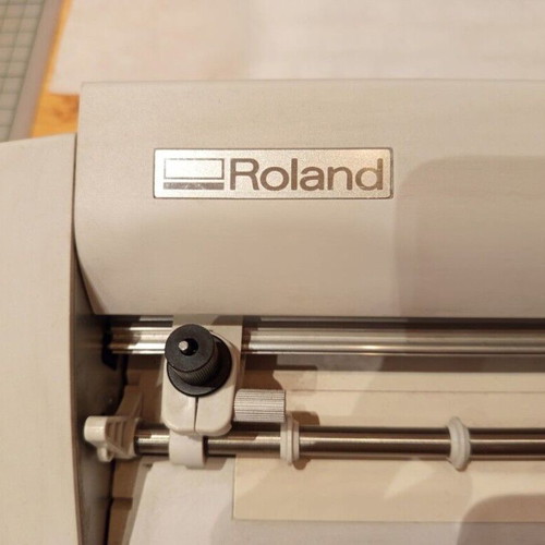 Roland Stika SV15 Vinyl Cutter, Thermotron Heat Press, and Heat Transfer Vinyls like new