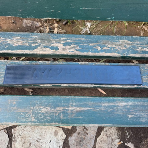 Stolichnaya bar mat like new, anti-slip