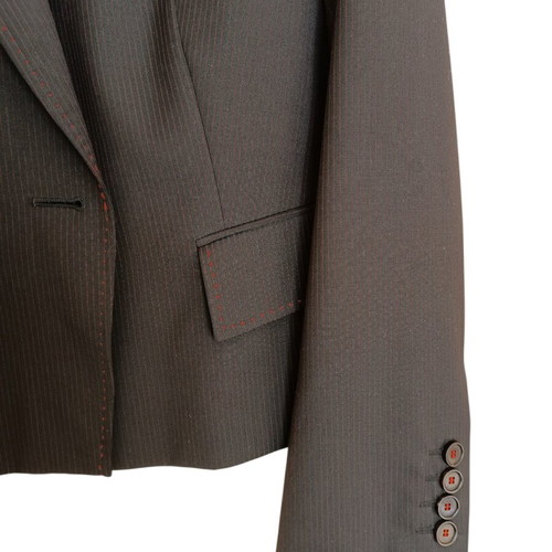 Zara black mid-length jacket like new, size S