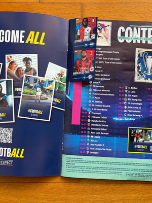 2023-24 Topps Uefa Champions League άλμπουμ σαν καινούργιο, συμπληρωμένο