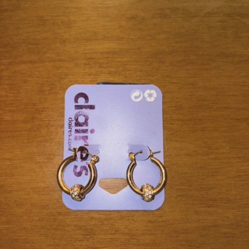 Hoop earrings new and unworn