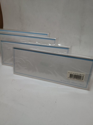 Plexiglass Stands set of 4, new, 20x7.7x2.5 cm