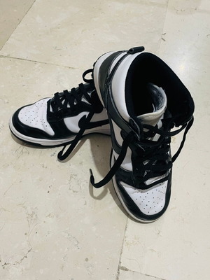 Nike Dunk High Retro Panda μποτάκια μεταχειρισμένα, μέγεθος EU 41, μαύρο/άσπρο