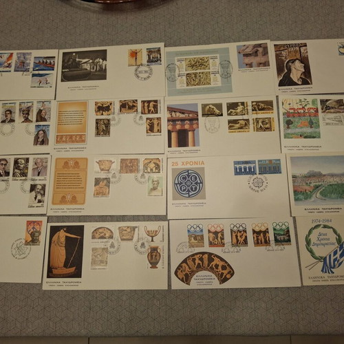 203 ΦΠΗΚ stamp collection like new, 1960-1989