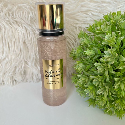 Roxane Velvet Bloom Shimmer Body Mist like new