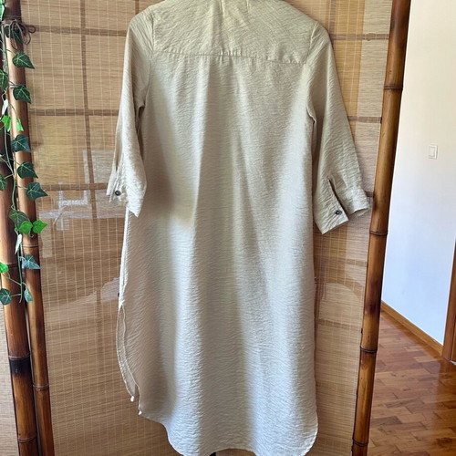 BSB Women’s Long Shirt Size S Like New Beige 3/4 Sleeves